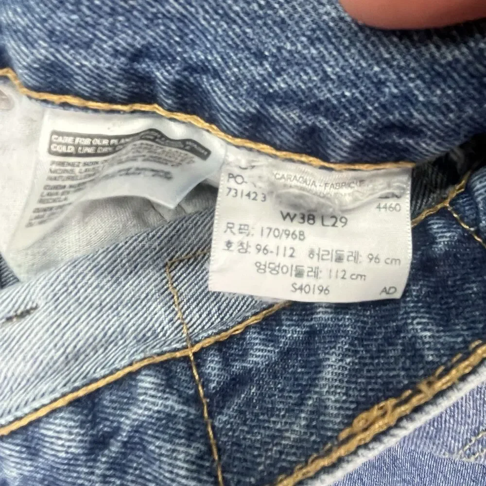 Levi's 517‎ Jeans Mens 38x29 Blue Bootcut Medium Wash Denim Pants